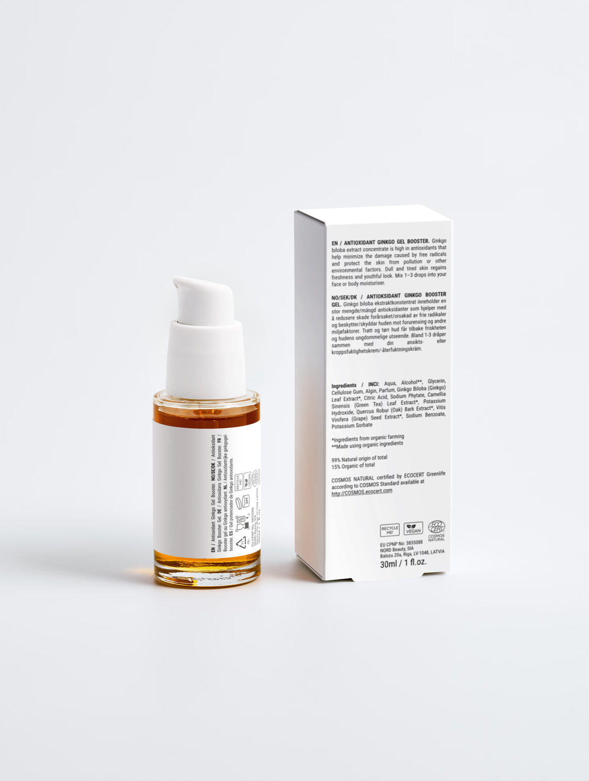 Antioxidant Ginkgo Gel Booster